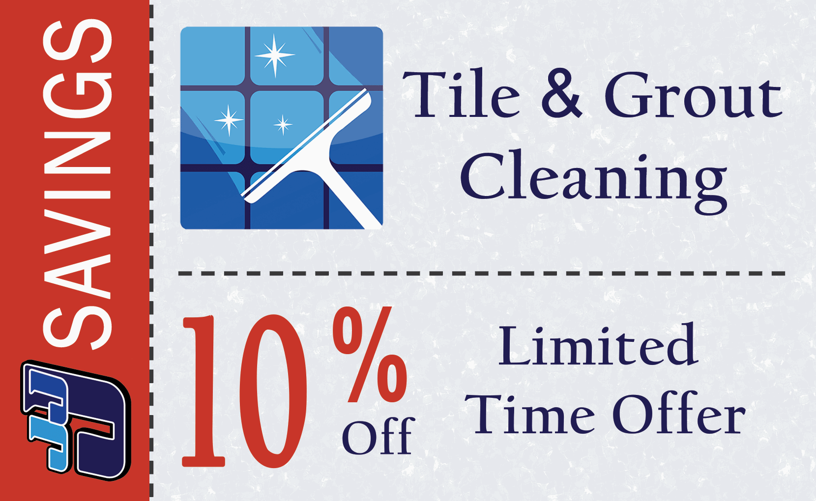 Tile and grout cleaning coupon: 10% off, limited time offer