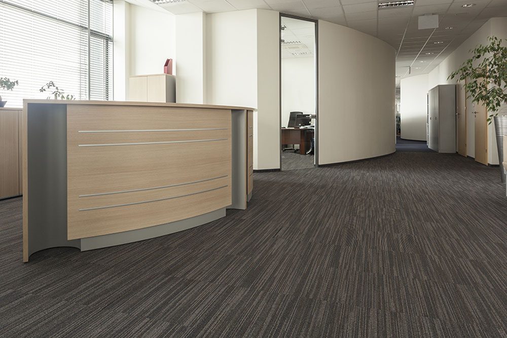 Clean commercial carpet in a Las Vegas office